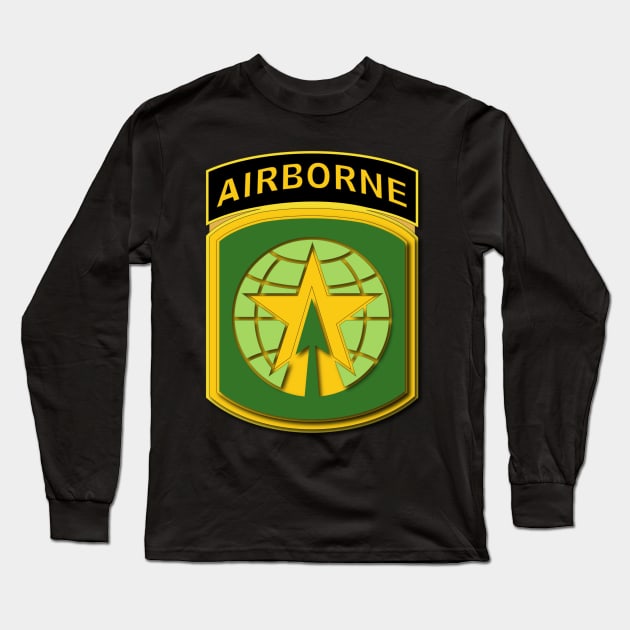 16th MP Bde w Airborne Tab wo Txt Long Sleeve T-Shirt by twix123844